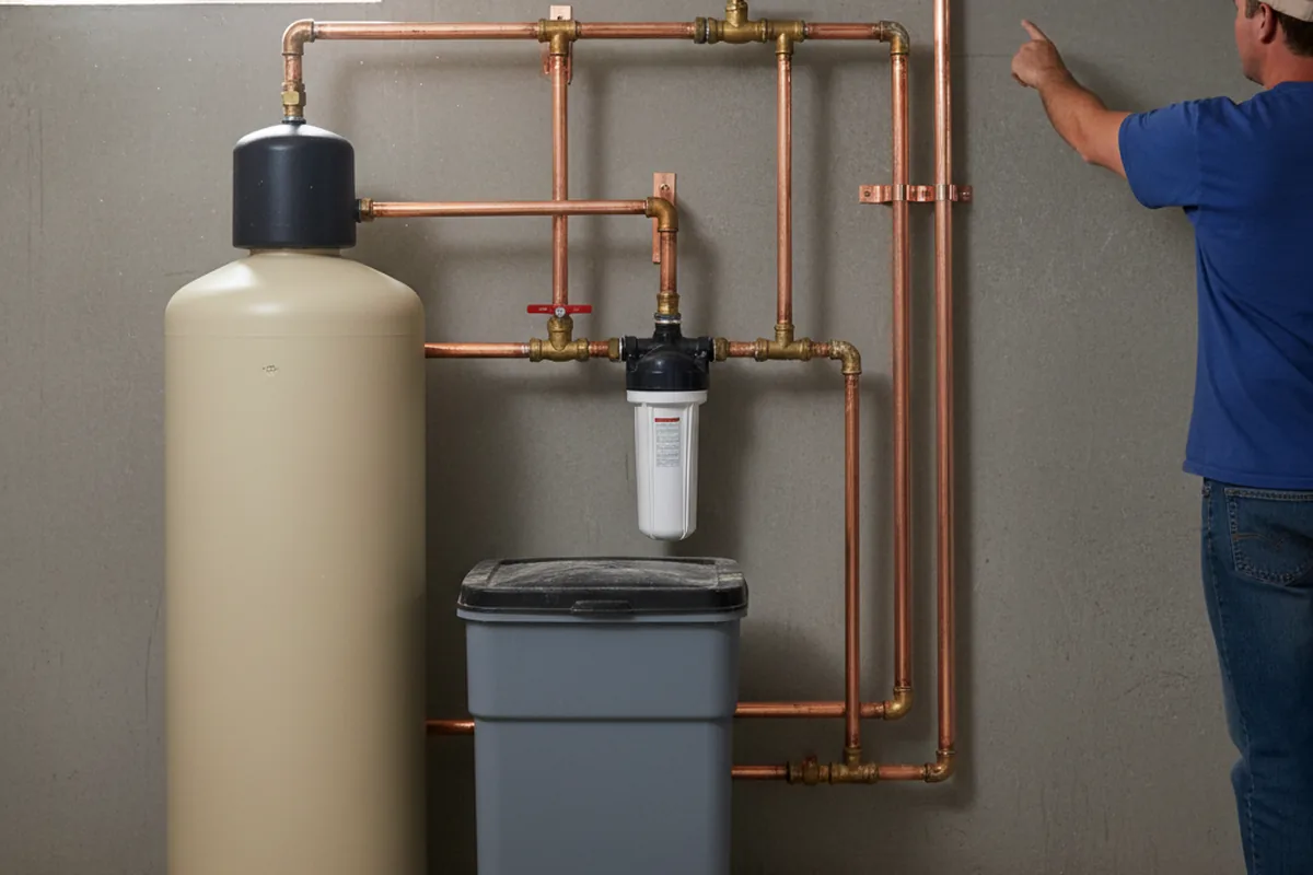 Whole-house water treatment system installed in Saint Johnsbury